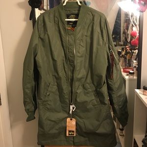 Alpha Industries L-2B Long Jacket Designer